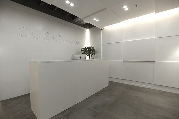 珂璧前臺裝修設(shè)計實(shí)景圖