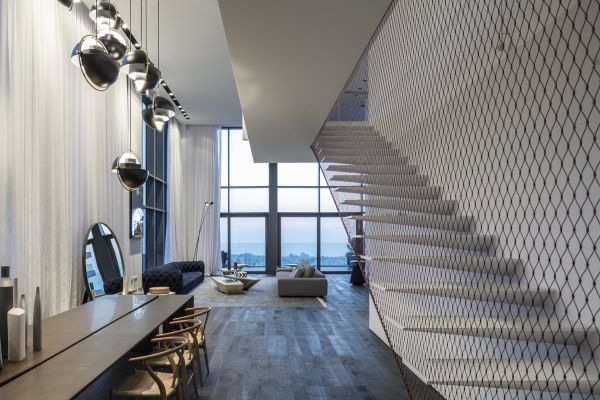 頂層公寓辦公室設(shè)計(jì)的豪華性